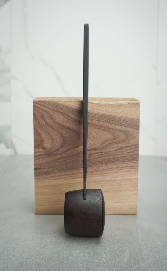 Ebonized Walnut Scoop